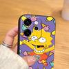 Чехол для телефона для Oppo A76 F9 F11 F29 A93 A98 A96 A74 A84 A78 Reno 4F 5 6 7 8 10 11 14 A83 S-simpsons Пончик