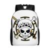 Traffy Law Рюкзак для мужчин женщин Крутой Студенческий Рабочий Daypack Trafalgar Law One Piece Аниме Колледж Холщовые Сумки На Открытом Воздухе