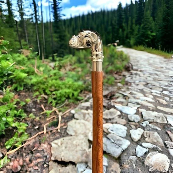 Unisex Victorian Head Walking Stick Carving Handcrafted and Unique Accessory for Adventure Lovers Gift for Him Christmas Gift