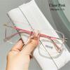 Style Square Oversized Eyewear Transparent Glasses Myopia Glasses for Women Nearsighted Glasses