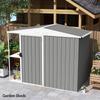 Set Of 12 Corrugated Steel Roof Sheet Panels Light Grey