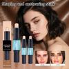 2in1 Facial Shaping And Contouring Stick, Contouring Cream, Concealer Three Dimensional Stick(1pc)