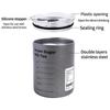 1PC Portable 600ml Thermos Cup 304 Stainless Steel Coffee Mug Thermal Leak-proof Water Bottle with Straw Insulated Bottle Drinkware