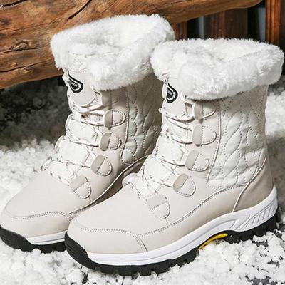 Женская обувь. Теплые зимние сапоги. Нескользящие износостойкие зимние женские ботинки. Удобная женская обувь на толстой подошве.