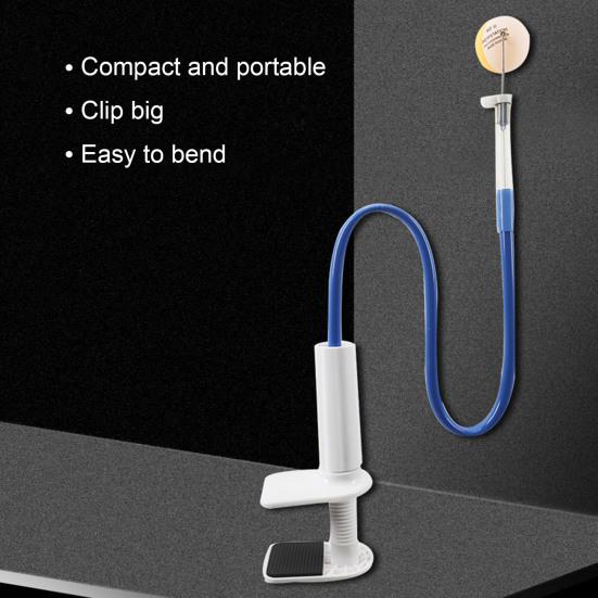 Тренажер для настольного тенниса Робот для тренировок в пинг-понг Автоматическое устройство для возврата мячей с настольным зажимом для практики пинг-понга