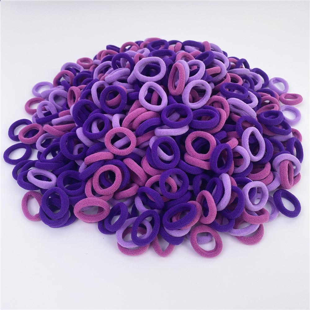 50/100Pcs Hair Bands for Children Colorful Nylon Scrunchie Hair Ties Rubber Band Kids Elastic Hair Leagues Girl Accessories