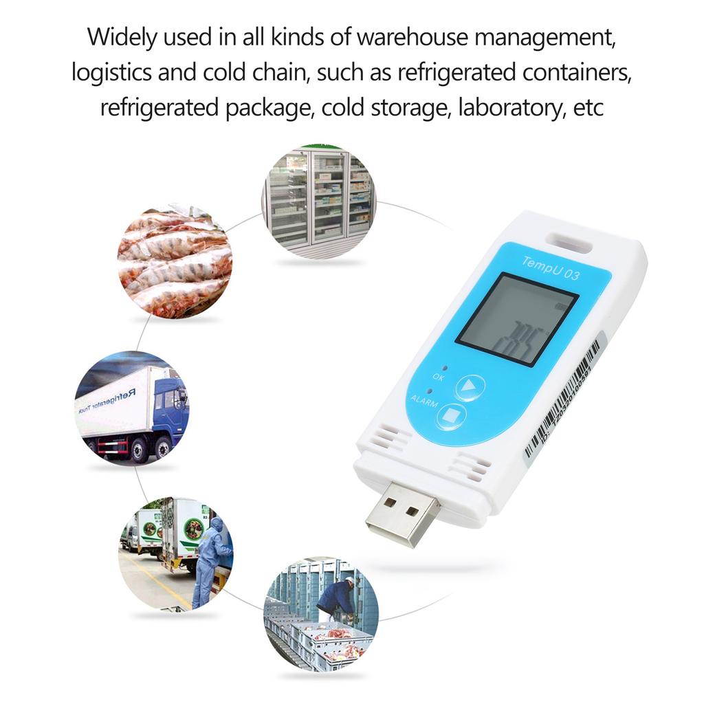 Kkmoon USB-регистратор данных температуры и влажности, многоразовый регистратор данных RH TEMP, записывающее устройство для записи влажности