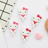2 шт./комплект Мультяшный Милый Hello Kitty Без сверления Прочный Самоклеящийся Крючок Вешалка Кошка Kt Домашний Декор Вешалка на заднюю стенку двери Подарки