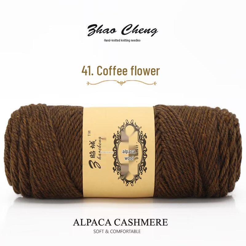 Шарф-подушка из альпаки ручной вязки – Средней толщины, Мягкий, Сделай сам, Крючком