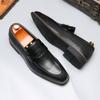 Fashion Men's Casual Business Shoes Men Classic British Style Penny Loafers Moccasins Mens Party Wedding Leather Flats