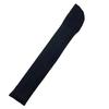 Folding Fan Long Size Solid Black Fan Case for Fans In Made In Japan [Hana Kanzashi] Bag, [Sold Separately] Men's Cotton-Linen 22cm-23cm Size, (Black)