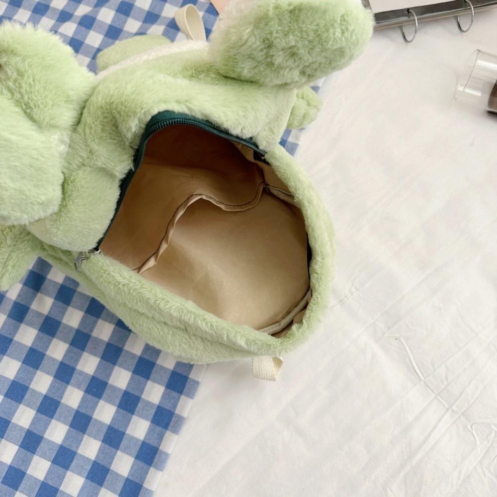 Модный 3D-рюкзак с изображением лягушки из мультфильма, плюшевая сумка-лягушка на плечо, подарок на день рождения