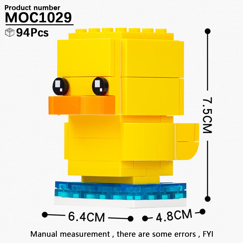 MOOXI Серия Животные MOC Кирпич Панда Тигр Кот Кирпичноголовый Ser Модель Взрослые Строительный блок Детские Образовательные Игрушки Для Детей Подарок
