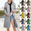 Women's Fashion Loose Jacket Zip Cardigan Padded Sweatshirt