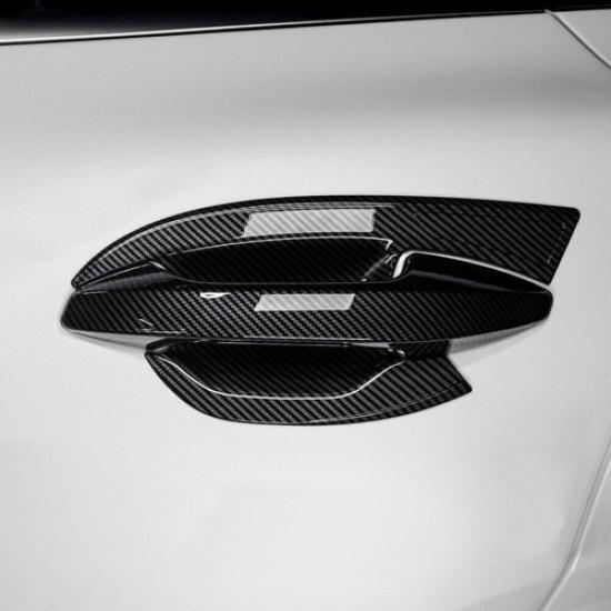 Fits For Kia Sportage -2025 Carbon Fiber Car External Door Handle Cover Trim