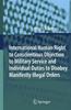 The International Human Right To Conscientious Objection To Military Service and Individual Duties To Disobey Manifestly Illegal Orders Book