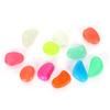 Décoration d'aquarium - ZJCHAO - Pierres brillantes - Fluorescentes - Plastique - Multicolores