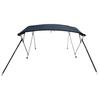 4 Bow Bimini Top with Mesh Side Panels 243 x (170 182) x 137 cm