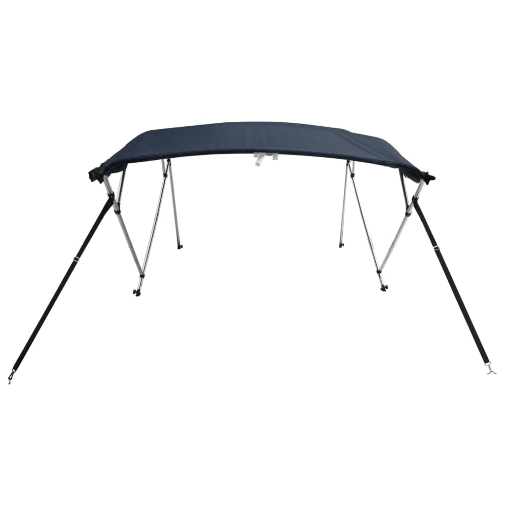 4 Bow Bimini Top with Mesh Side Panels 243 x (170 182) x 137 cm