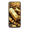 Золотой Чехол Для Телефона С Рисунком Денег Для Samsung Galaxy A56 A36 A26 A34 A17 A16 A06 A14 A12 A54 A72 A24 A22 A20e A52 A50 A40 A32