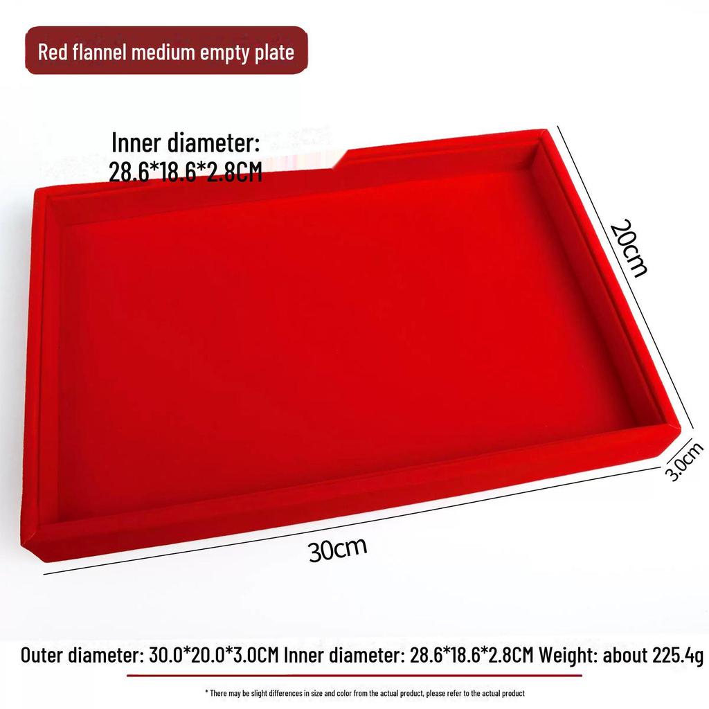 Подставка для ювелирных изделий из красного бархата с золотым кольцом для ожерелий, браслетов и подвесок - Бесплатная доставка