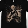 George Washington Guitar Shirt, Patriotic Americana Tee, Vintage Rock Music Shirt, Guitar Player Gift for Men