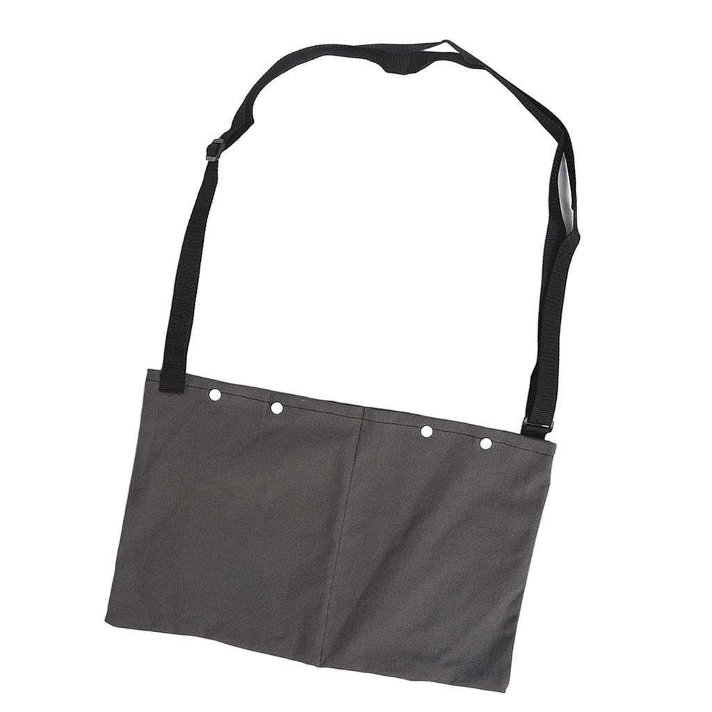 Urine Drainage Bag Holder Waterproof Adjustable Holder Fixed Catheter Pipe Double Pockets Urine Drainage Bag Gray