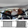 Adjustable Mesh Pocket Car Roof Storage Organizer Interior Cargo Storage Bag Zipper Net Breathable Mesh Bag Car Ceiling Storage Net Pocket