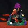 Colorful Aquarium Coral Reef Ornaments Creative Mountain Cave Simulated Resin Rockery Natural Easy To Clean