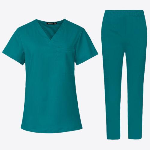 Unisex Medical Uniforms Doctor Men Nursing Clothes Beauty Costume Nurse Scrubs Sets Dentist Workwear Clinical Tops Pants