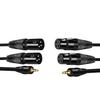 Аудиокабель 3,5 мм на двойной XLR для микрофона, звуковой карты и микшера