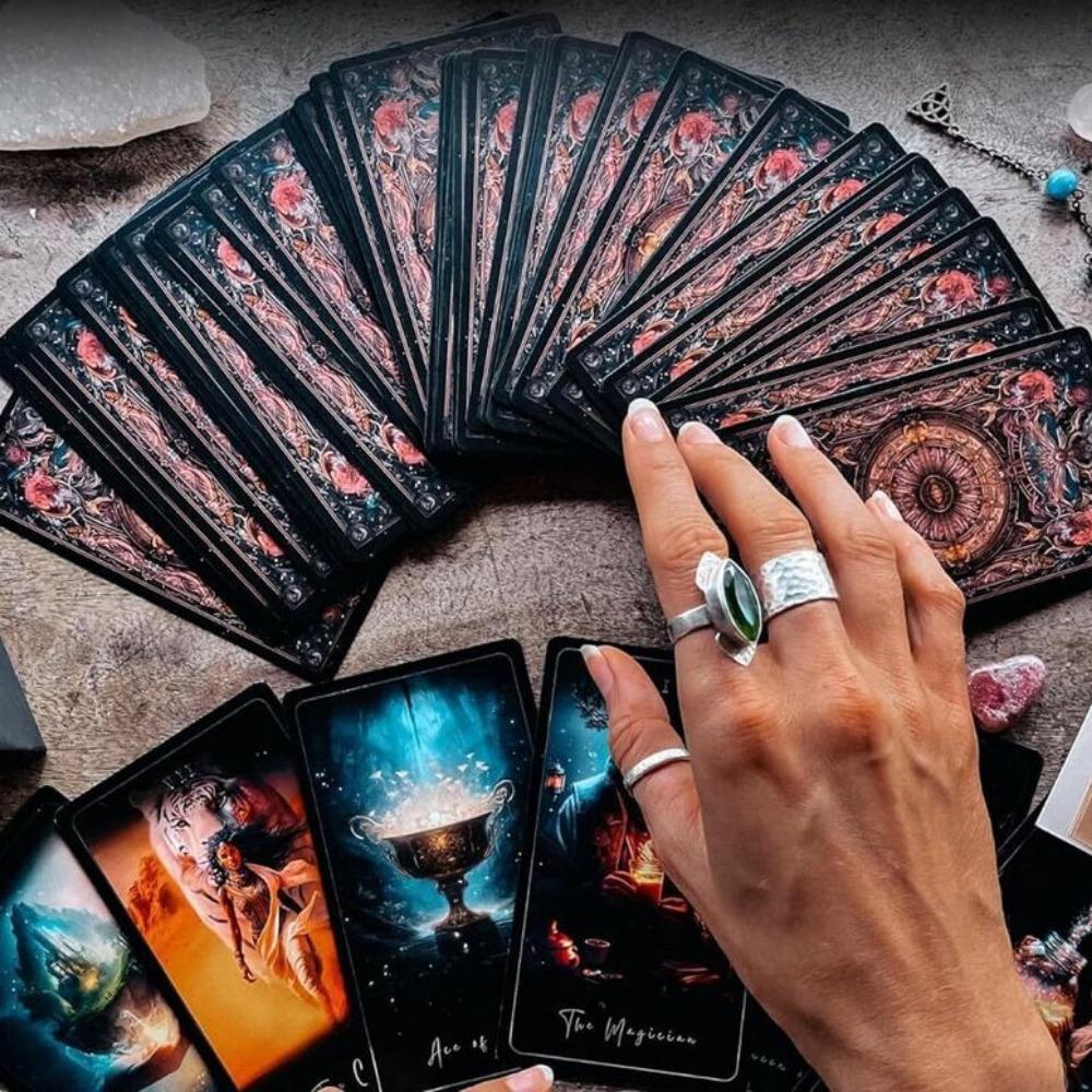 Карточные игры Таро Священных Королевств 10,3x6 см, 78 шт. Карты Оракула для духовного и энергетического резонанса