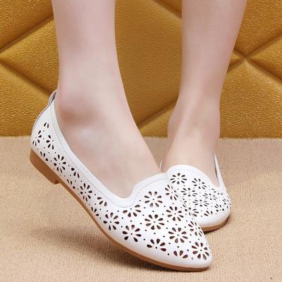 Стиль Женские туфли на плоской подошве с острым носком и вырезами Мокасины с вырезами на плоской подошве Женские сандалии Zapatos mujer Женская обувь ujm89