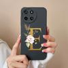 Чехол для телефона OPPO Realme 11 4G Милые Цветочные Буквы Матовый Жидкий Силикон Задняя Крышка Для Realme11 4G Ударопрочный Ультратонкий Корпус
