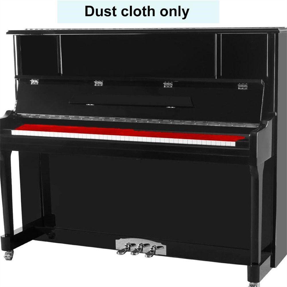 Black Red Keyboard Cover Piano Dustproof Cloth Piano Cover Piano Keys Cover Keyboard Dust Covers