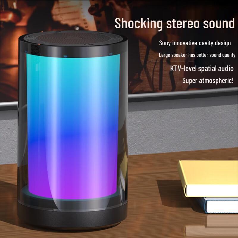 Bluetooth-колонка Soli AI K35 с голосовым помощником Xiaodu и RGB-подсветкой, штекер CN (адаптер в комплекте)