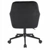 Napoli Armchair, Black, On A Black Base