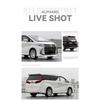 1/18 Toyota Alphard MPV Сплав Литой Игрушечная Модель Автомобиля Звук и Свет Детская Игрушка Коллекционные Предметы Подарок на День Рождения
