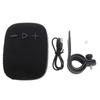 Портативный Bluetooth-динамик IPX7 водонепроницаемый мини-сабвуфер с подставкой для езды на велосипеде на открытом воздухе черный