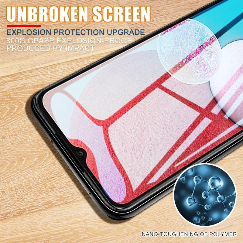 3 шт. полное закаленное стекло для Samsung Galaxy A03 A13 A23 A33 A53 A73 Защитная пленка для экрана Galaxy M51 M52 HD защитная пленка