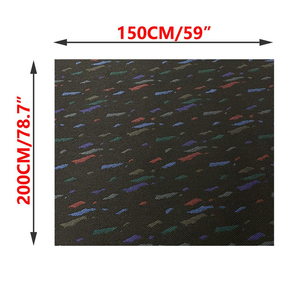 1M/2M/3M/4M Le Mans Confetti Fabric Racing Car Bucket Seat Cover JDM Style Headliner Door Panel Cloth