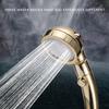 360 Degrees Rotating Shower Head Water Saving Shower Bath Head Adjustable 3 Mode Shower Water Pressure Shower Head