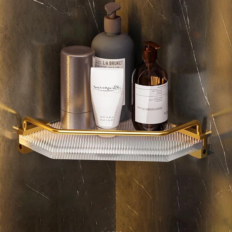 Bathroom Accessories Set Acrylic+Aluminum Alloy Towel Rack Shelf Bar Wall Mounted Toilet Paper Brush Holder Clothes Hook 31000