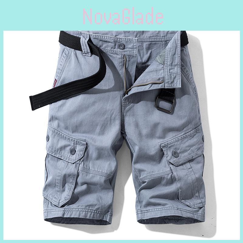 Summer Men Cargo Shorts With Cotton Fabric For Casual Urban Style For Youth