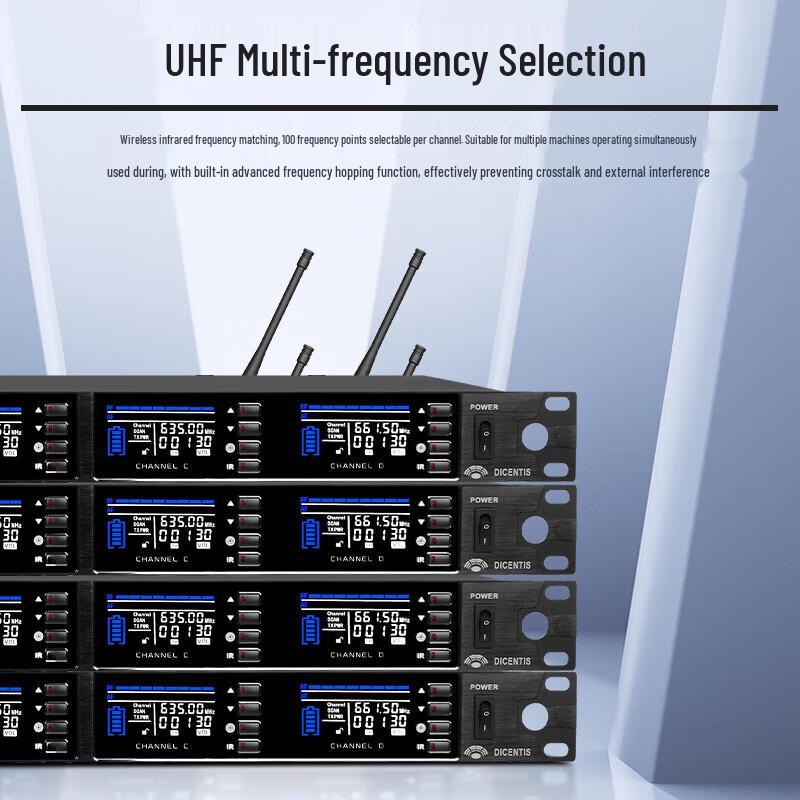 Huidu MA-08S 8-Channel Wireless Microphone System (CN version)