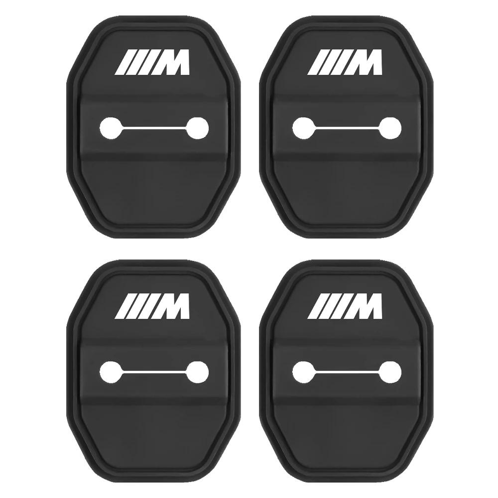 BMW M Performance E46 E90 E60 F10 F30 E39 E36 F20 E87 G30 E92 E91 X1X3 X5 Car Door Lock Cover Protection Shockproof Pad Stickers wsgk87