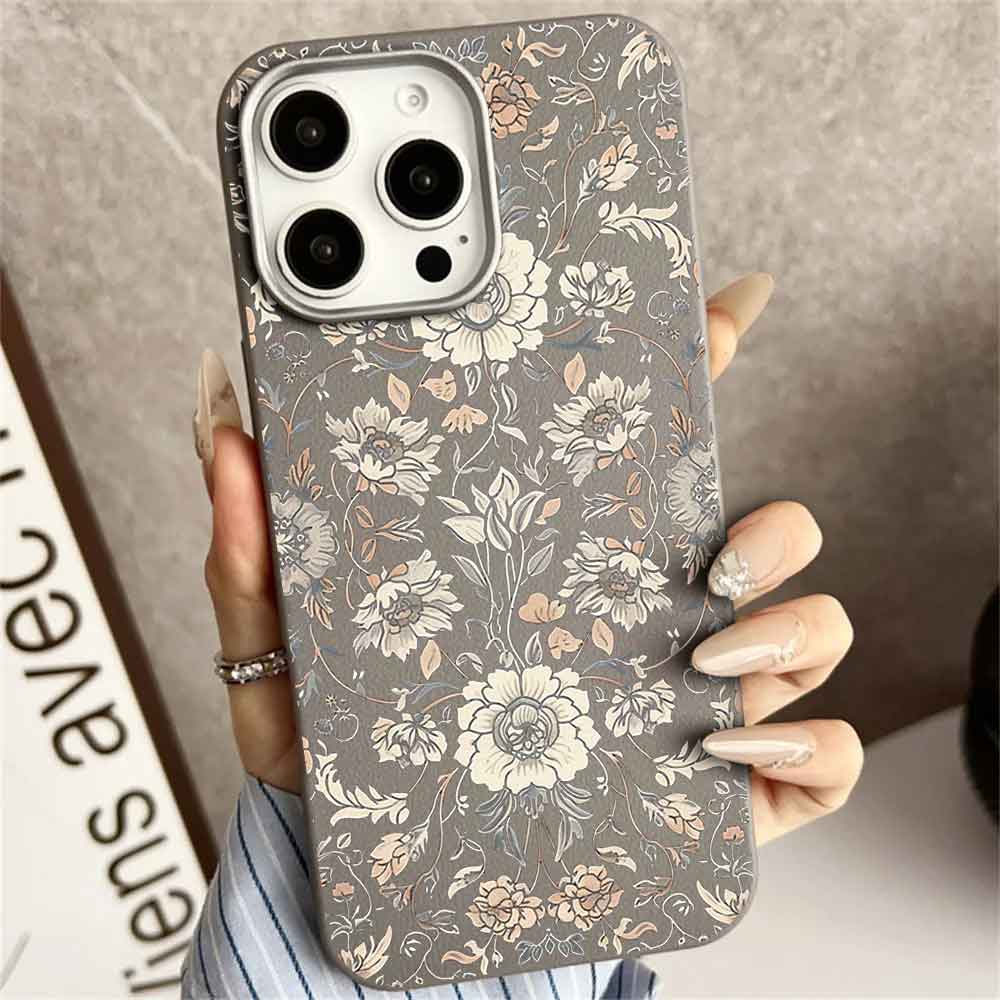 Floral Clear Printed Shell Mobile Case Phone Cover Covers Leather For Xiaomi Samsung Iphone Shockproof Scratch Phone Cover Cell Phone Case