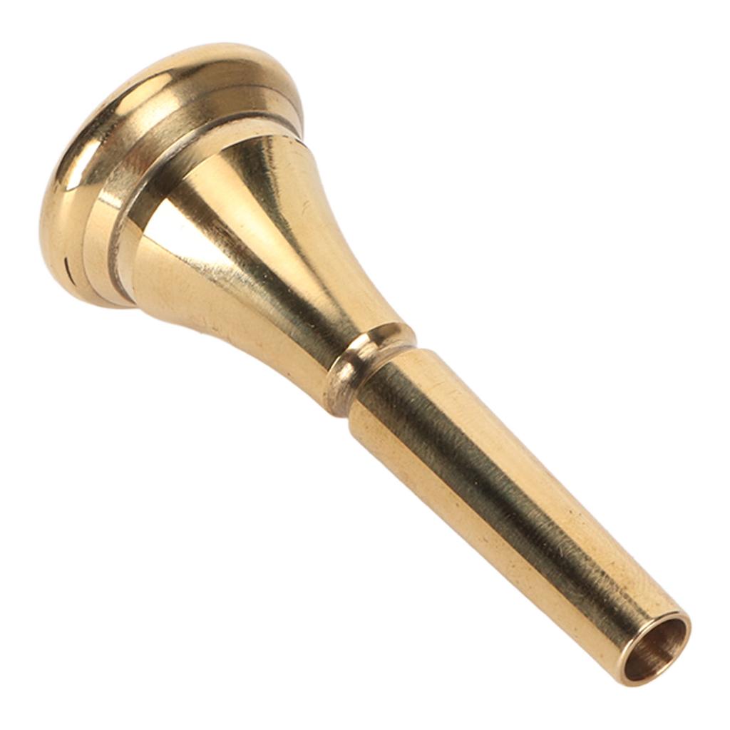 Золотой мундштук для валторны, стандартный, устойчивый к ржавчине, латунный мундштук для валторны для концертов и сцен