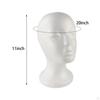 Foam Mannequin Head Hair Glasses Hat Display Holder Multipurpose Manikin Wig for