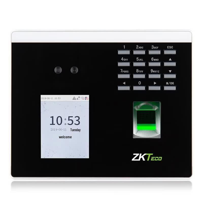 ZKTECO XFace100 Динамическая система учета рабочего времени и контроля доступа по лицу и отпечатку пальца, штекер CN (адаптер в комплекте)